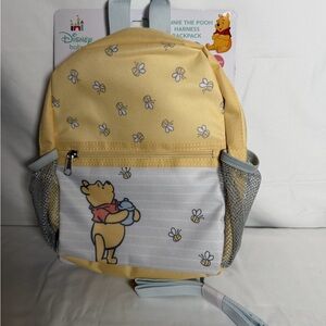 Disney Winnie the Pooh Yellow and Gray Kids Backpack